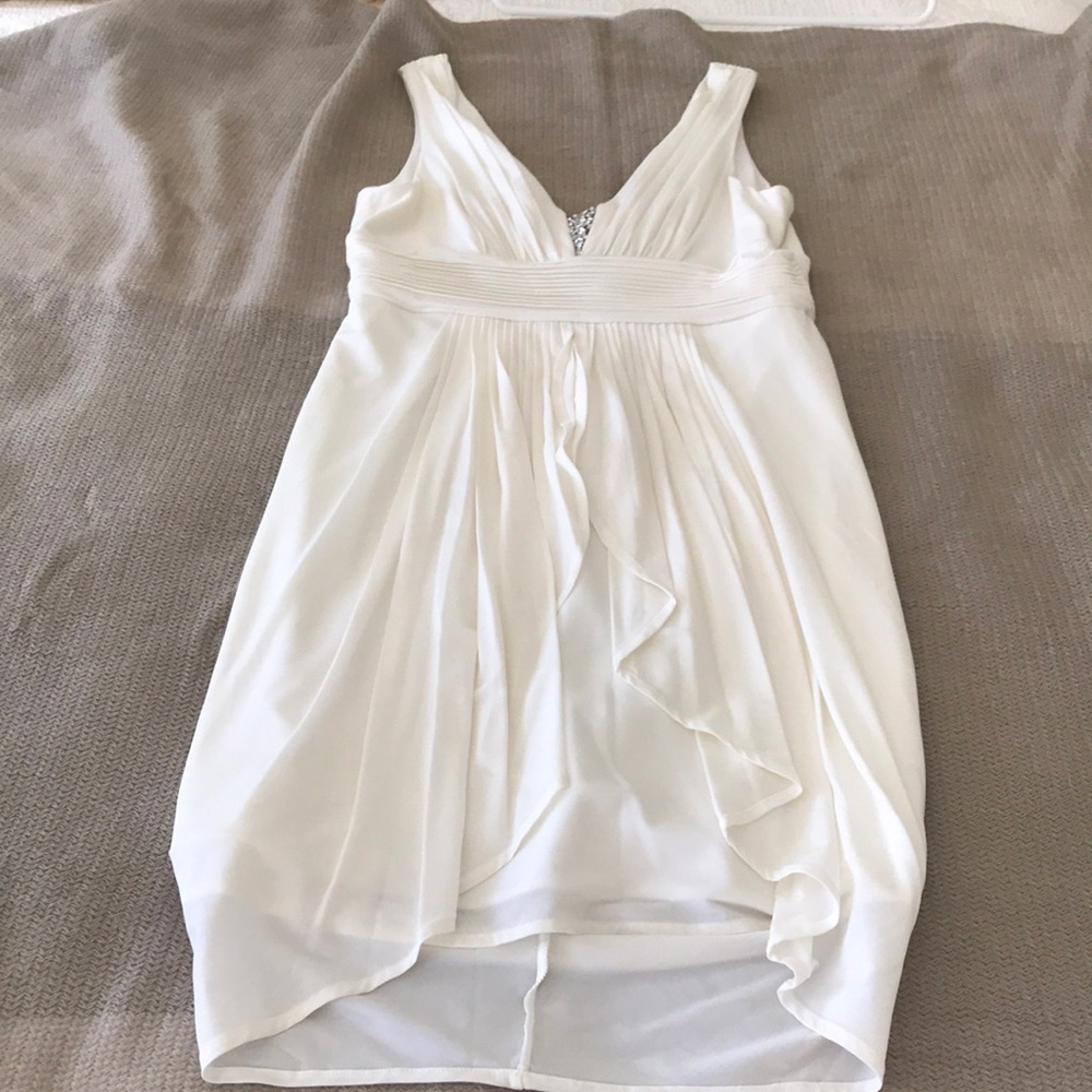 BCBG white dress